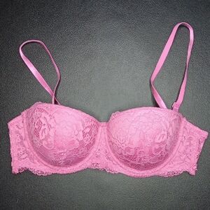 NWOT Pink Lace Women's Bra